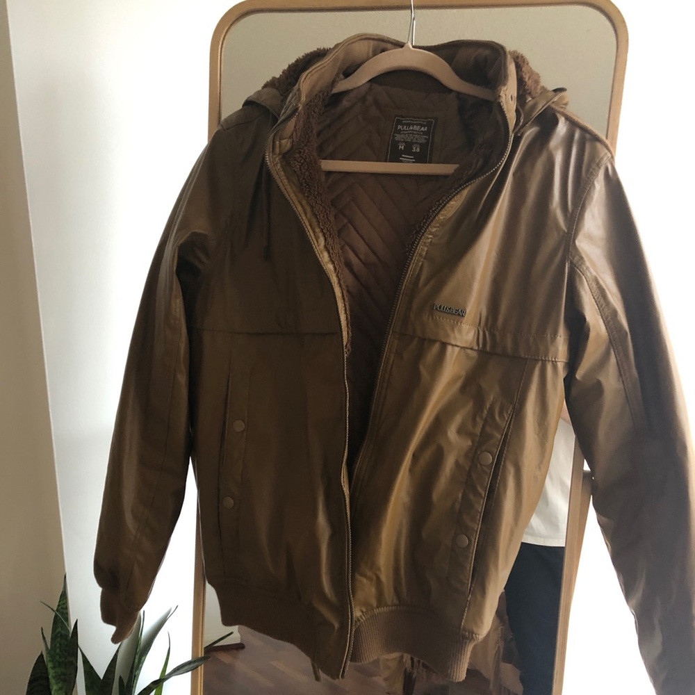 Pull & Bear Padded Winter Hooded Jacket